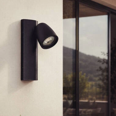 Aplique de Pared Exterior Aluminio Abel