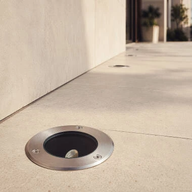Foco Exterior Empotrable Suelo Inox G9