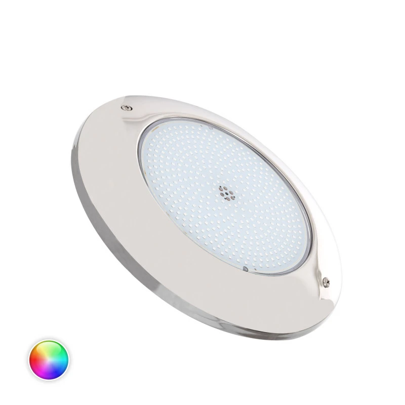 Imagen de Foco Piscina Superficie LED RGB Sumergible 12V AC IP68 Acero Inoxidable 35W XtraPool