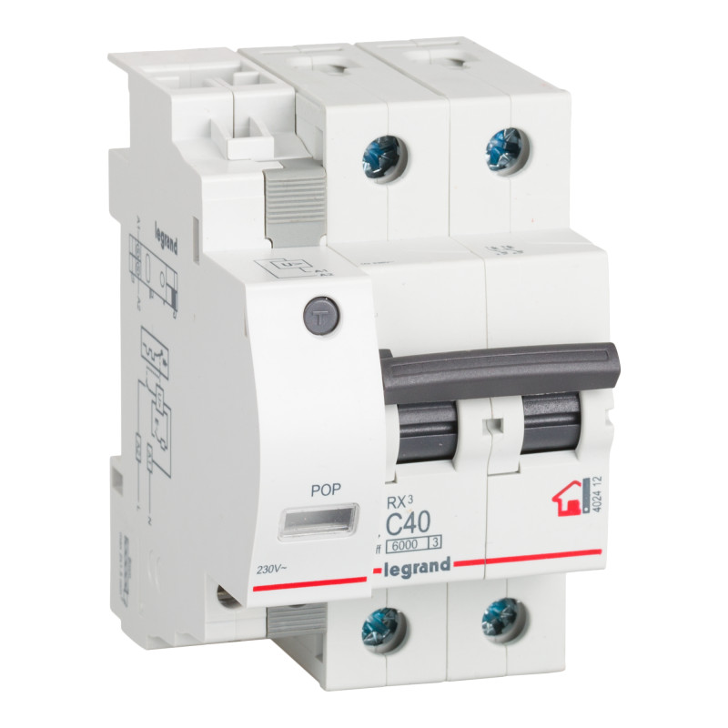 Imagen de Protector de Sobretensiones Permanentes POP RX3 2P 6kA 25-40 A LEGRAND 402410