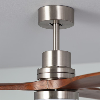 Imagem de Ventoinha de Teto LED Savate Niquel 132cm Motor DC