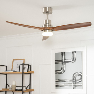 Imagem de Ventoinha de Teto LED Savate Niquel 132cm Motor DC