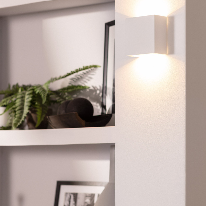 Imagen de Aplique de Pared LED 6W Yeso Iluminación Doble Cara Esmeralda 