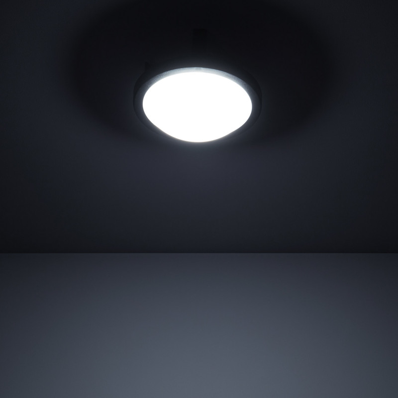 Imagem de Plafon LED 12W Circular para Exterior Ø170 mm New Hublot Black IP54