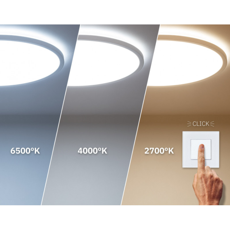 Imagem de Plafon LED 12W Circular SwitchCCT Seleccionável Ø170 mm