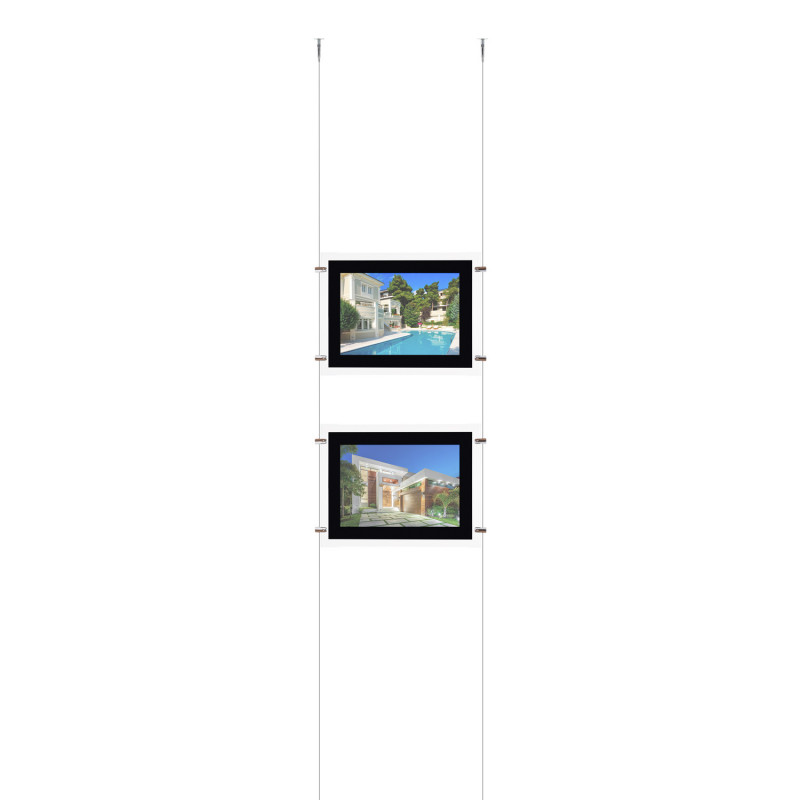 Imagen de Kit Cartel Expositor LED DIN A3 Horizontal