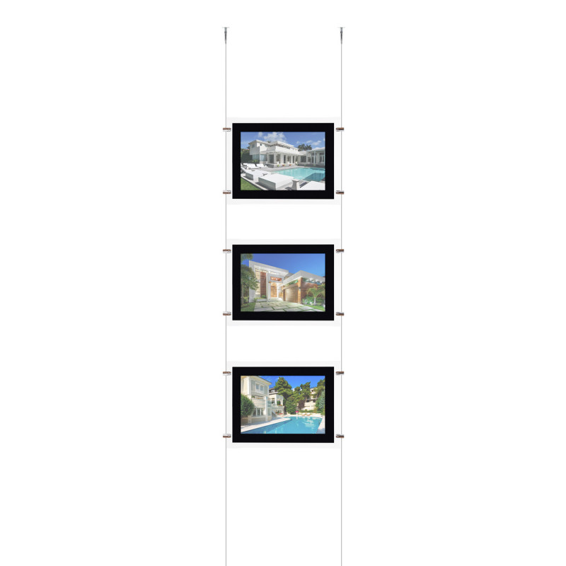 Imagen de Kit Cartel Expositor LED DIN A3 Horizontal
