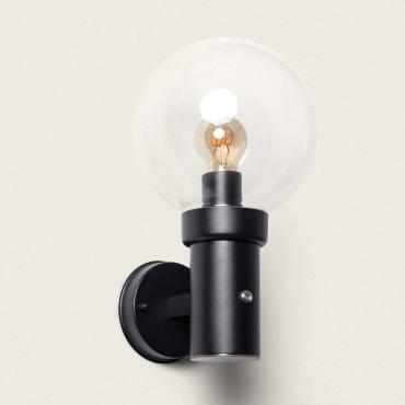 Fotografía del producto: Aplique de Pared Exterior Acero Inoxidable con Sensor Crepuscular Optic