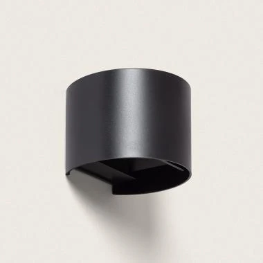 Aplique de Pared Exterior LED 6W PC Aluminio Iluminación Doble Cara Eros