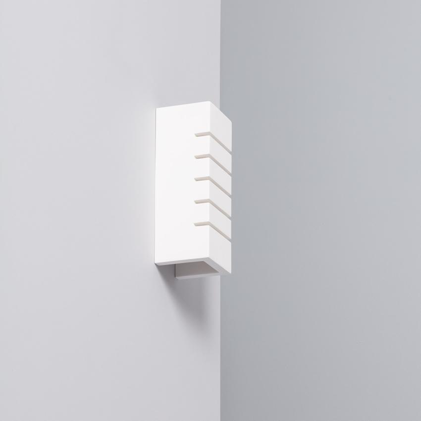 Aplique de Pared Yeso Iluminación Doble Cara Rubí 