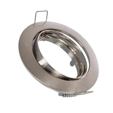 Aro Downlight Circular Basculante para Lâmpada LED GU10/GU5.3 Corte Ø 72 mm