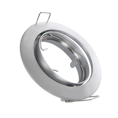 Aro Downlight Circular Basculante para Bombilla LED GU10 / GU5.3 Corte Ø 72 mm