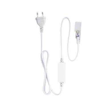 Cable Rectificador Corriente para Tira Neón LED Regulable 220V AC 120 LED/m Monocolor IP67 a Medida Corte cada 100 cm