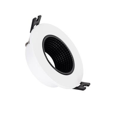 Aro Downlight Circular Basculante para Lâmpada LED GU10 / GU5.3 Corte Ø75 mm
