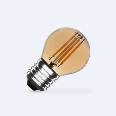 Lâmpada Filamento LED E27 4W 360 lm G45 Gold
