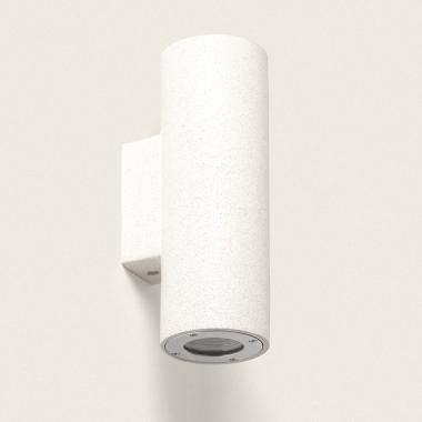 Aplique de Pared Exterior Cemento Iluminación Doble Cara Banjar Rond II