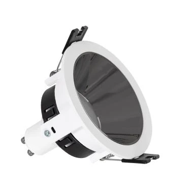 Foco Downlight Cónico GU10 6 W, diâmetro de corte de 75 mm, PC Reflect