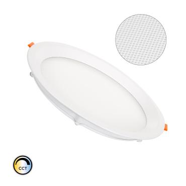 Fotografía del producto: Placa LED 20W Circular CCT Microprismático LIFUD Corte Ø 205 mm