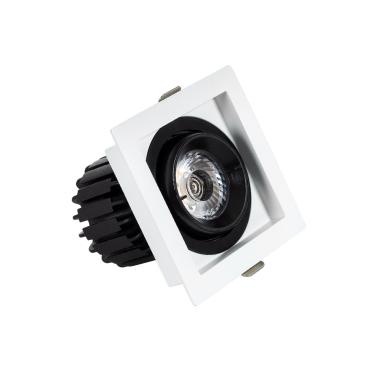 Fotografia do produto: Foco Downlight LED 7W COB Direccionável 360º Quadrado Corte 82x82 mm CRI90 Expert Color No Flicker