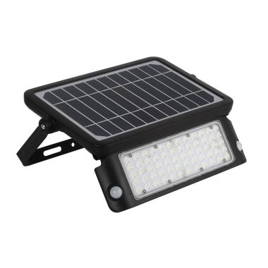 Foco Projector LED Solar 10W IP65 com Sensor de Movimento PIR e Crepúscular