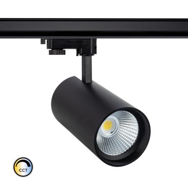 Fotografía del producto: Foco Carril LED Trifásico 40W CCT Seleccionable d'Angelo LIFUD Negro