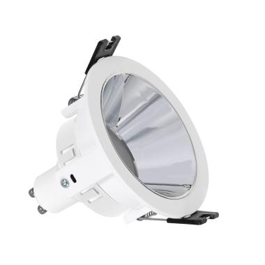 Foco Downlight Cónico GU10 6 W, diâmetro de corte de 75 mm, PC Reflect