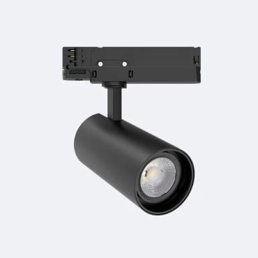 Fotografía del producto: Foco Carril LED Trifásico 30W Fasano Regulable DALI Negro