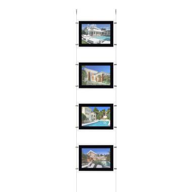 Kit Cartel Expositor LED DIN A4