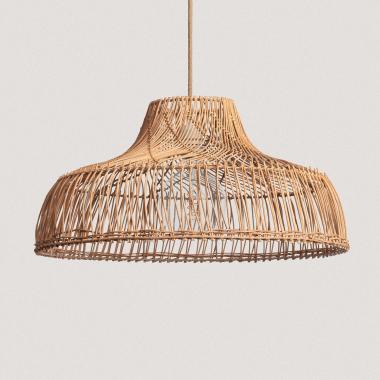Candeeiro Suspenso Rattan Yulara Ø500 mm ILUZZIA