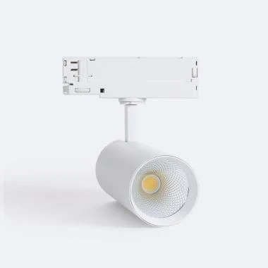 Foco Carril LED Trifásico de 30 W Carlo LIFUD, branco