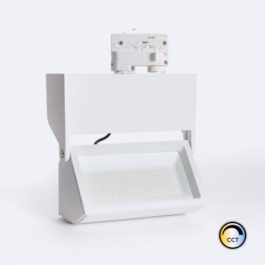 Foco Carril LED Trifásico 38W Piero CCT Seleccionable