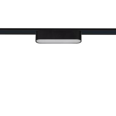 Foco Carril Linear LED Magnético 25mm SuperSlim 6W 48V Preto 120mm