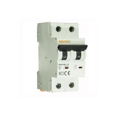 Interruptor Magnetotérmico 2P 6-40A 6kA Curva C Residencial/Terciario MAXGE Alpha +