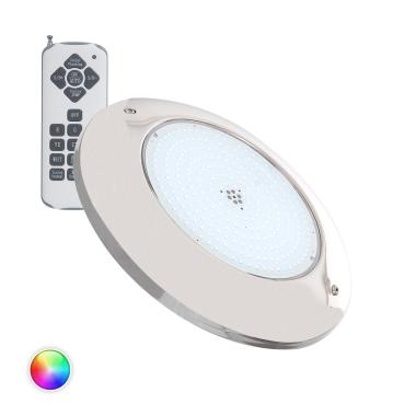 Foco Piscina Superficie LED RGB Sumergible 12V AC IP68 Acero Inoxidable 20W XtraPool