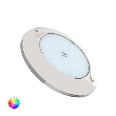 Foco Piscina Superficie LED RGBW Sumergible 12V DC IP68 Acero Inoxidable 20W XtraPool