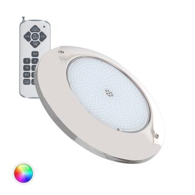 Foco Piscina Superficie LED RGB Sumergible 12V AC IP68 Acero Inoxidable 35W XtraPool