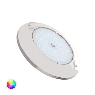 Foco Piscina Superficie LED RGB Sumergible 12V AC IP68 Acero Inoxidable 35W XtraPool