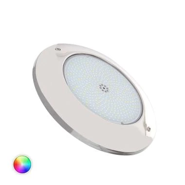 Foco Piscina Superficie LED RGBW Sumergible 12V DC IP68 Acero Inoxidable 35W XtraPool