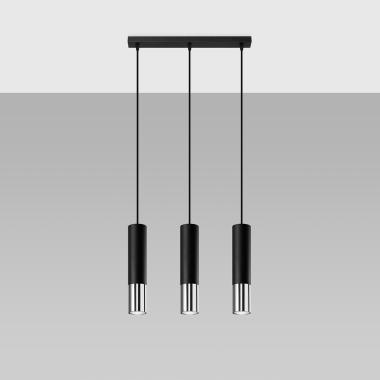 Lámpara Colgante Loopez 3L Metal SOLLUX