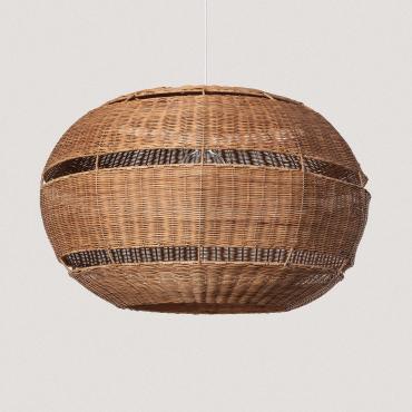 Fotografia do produto: Candeeiro Suspenso Rattan para Exterior Oblate Bulang Ø800 mm ILUZZIA
