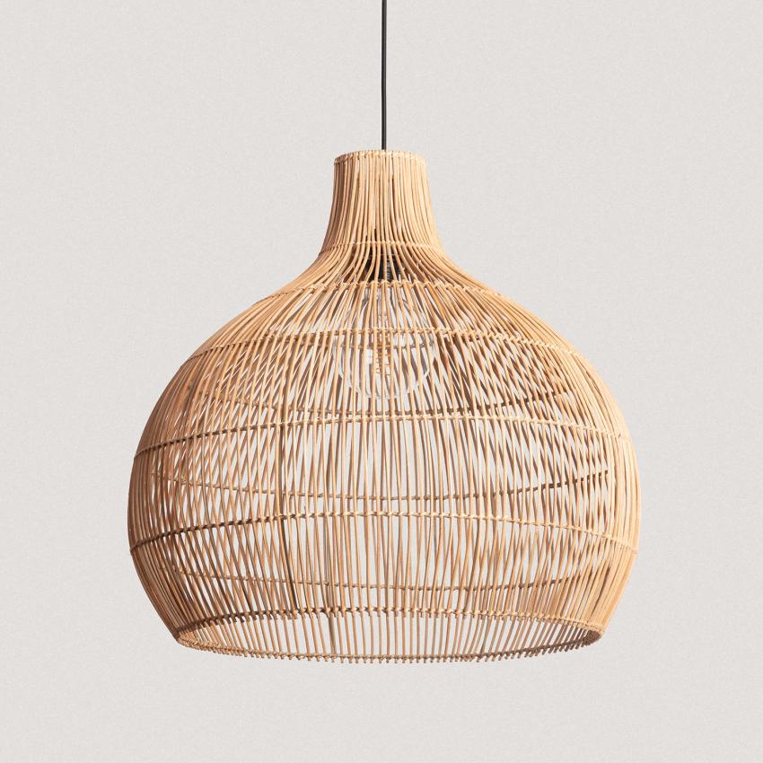 Candeeiro Suspenso Rattan Kaikura-L ILUZZIA