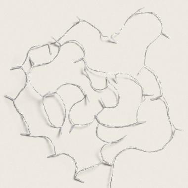 Guirnalda Cable LED Batería 3m Blanco Cálido con Temporizador