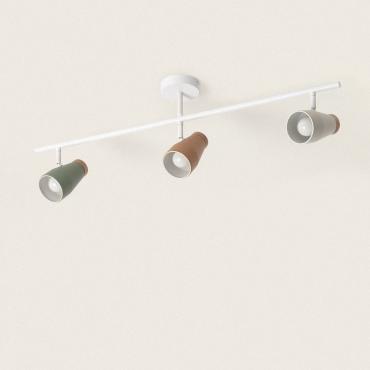 Fotografia do produto: Candeeiro de Teto Metal Alfio 3 Focos