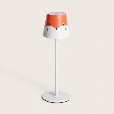 Candeeiro de Mesa LED 3W Portátil de Metal com Bateria USB Recarregável Anisa 