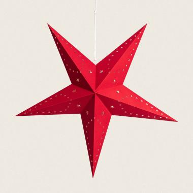 Estrella LED Papel con Batería 60 cm Wensha