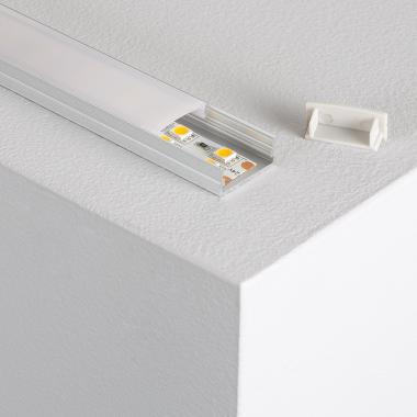 Product Perfil de Alumínio Superficie 2m para Fita Dupla LED Até 20mm