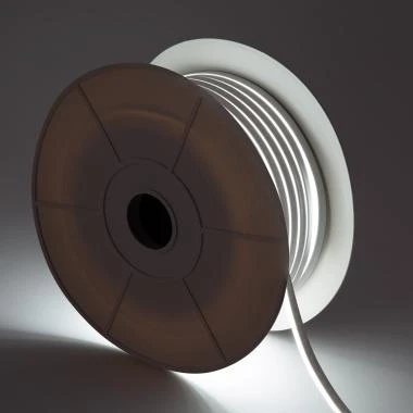 Tira LED Neón 24V Bobina 50m 9.5W/m Corte 5cm IP65 N-FLEX6