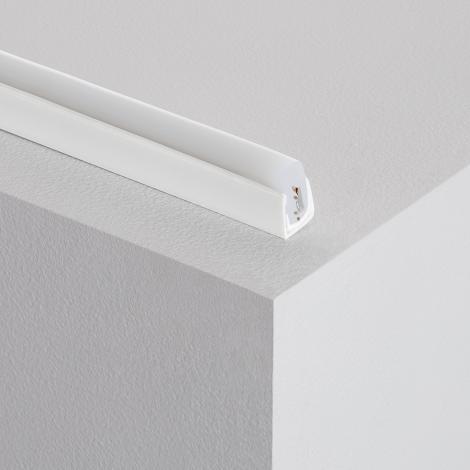 Perfil de PVC 1m para Neón LED 11 W/m RGB 220V AC 60 LED/m Semicircular 180º IP67 a Medida Corte cada 100 cm