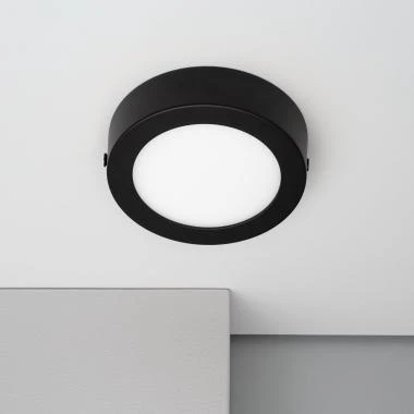 Plafon LED 6W Circular Alumínio Slim Ø110 mm CCT Seleccionável Galán SwitchDimm