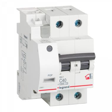 Protector de Sobretensões Permanentes POP RX3 2P 6kA 25-40 A LEGRAND 402410